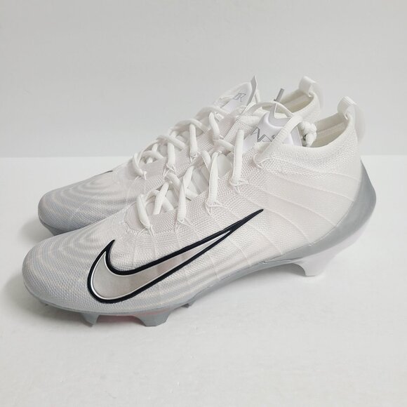 NEW Nike Vapor Elite 1 Football Cleats FB3288-100 Size 8.5 White main image 5